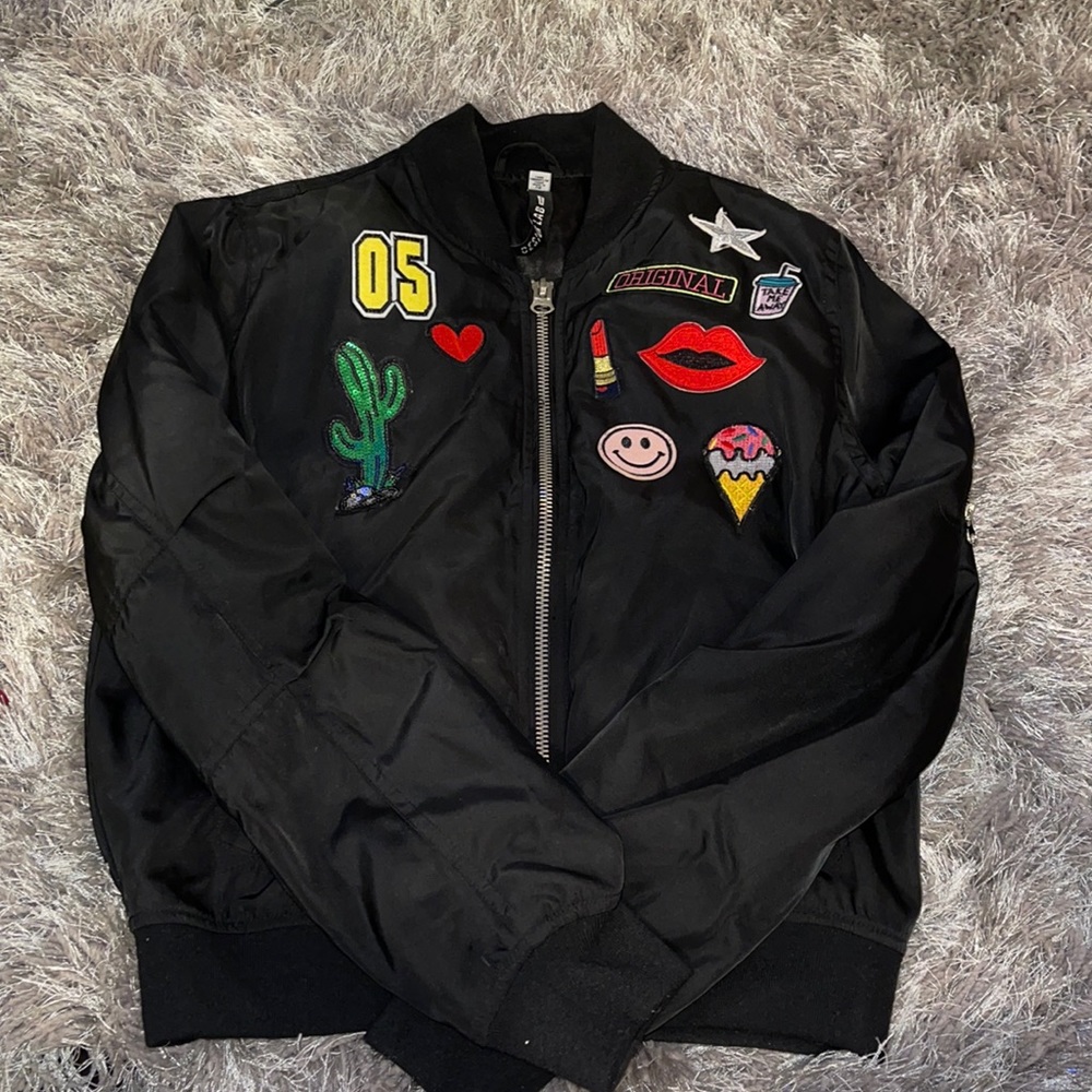 Patch Bomber Jacket